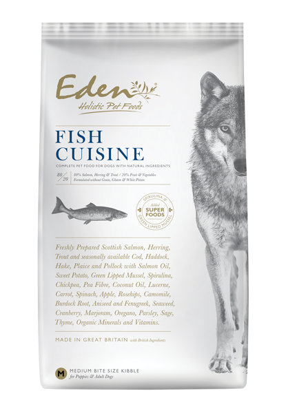 Eden Dog - 80/20 Fish Cuisine Small Kibble 12kg 3 Eden Dog - 80/20 Fish Cuisine Small Kibble 12kg