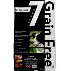 Seven Dog - Adult Large Breed Turkey With Sweet Potato & Cranberry Grain Free 12kg