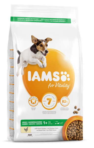 Iams Dog - Adult Small Medium Breed With Fresh Chicken 12kg 3 Iams Dog - Adult Small Medium Breed With Fresh Chicken 12kg