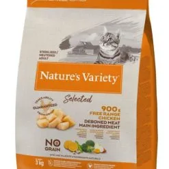 Natures Variety Cat - Adult Selected Dry Free Run Chicken 3kg