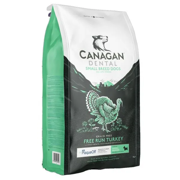Canagan Dog - Small Breed Dental Free Run Turkey 2kg 3 Canagan Dog - Small Breed Dental Free Run Turkey 2kg