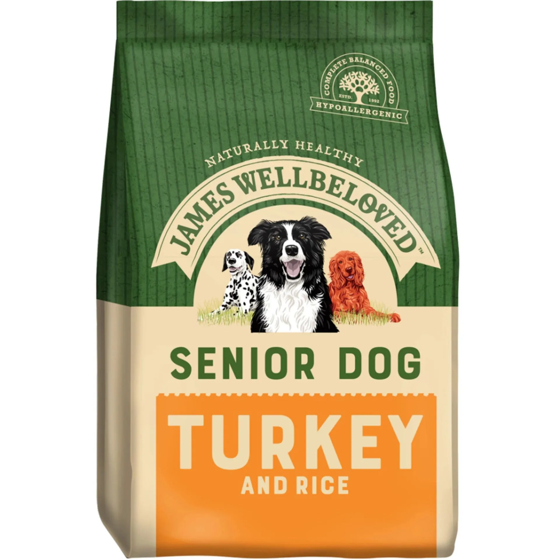 James Wellbeloved Dog - Senior Turkey & Rice 15kg 3 James Wellbeloved Dog - Senior Turkey & Rice 15kg