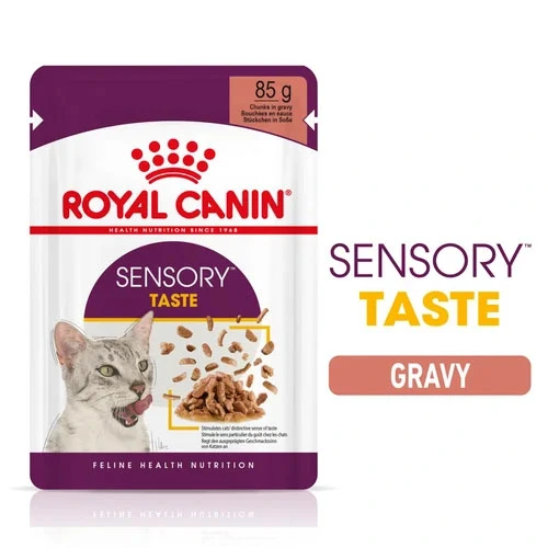 Royal Canin Cat - Pouch Box Sensory In Gravy - Taste 12x85g 4 Royal Canin Cat - Pouch Box Sensory In Gravy - Taste 12x85g - Image 2