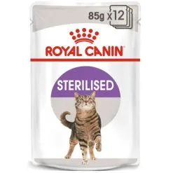 Royal Canin Cat - Pouch Box Sterilised In Gravy 12x85g