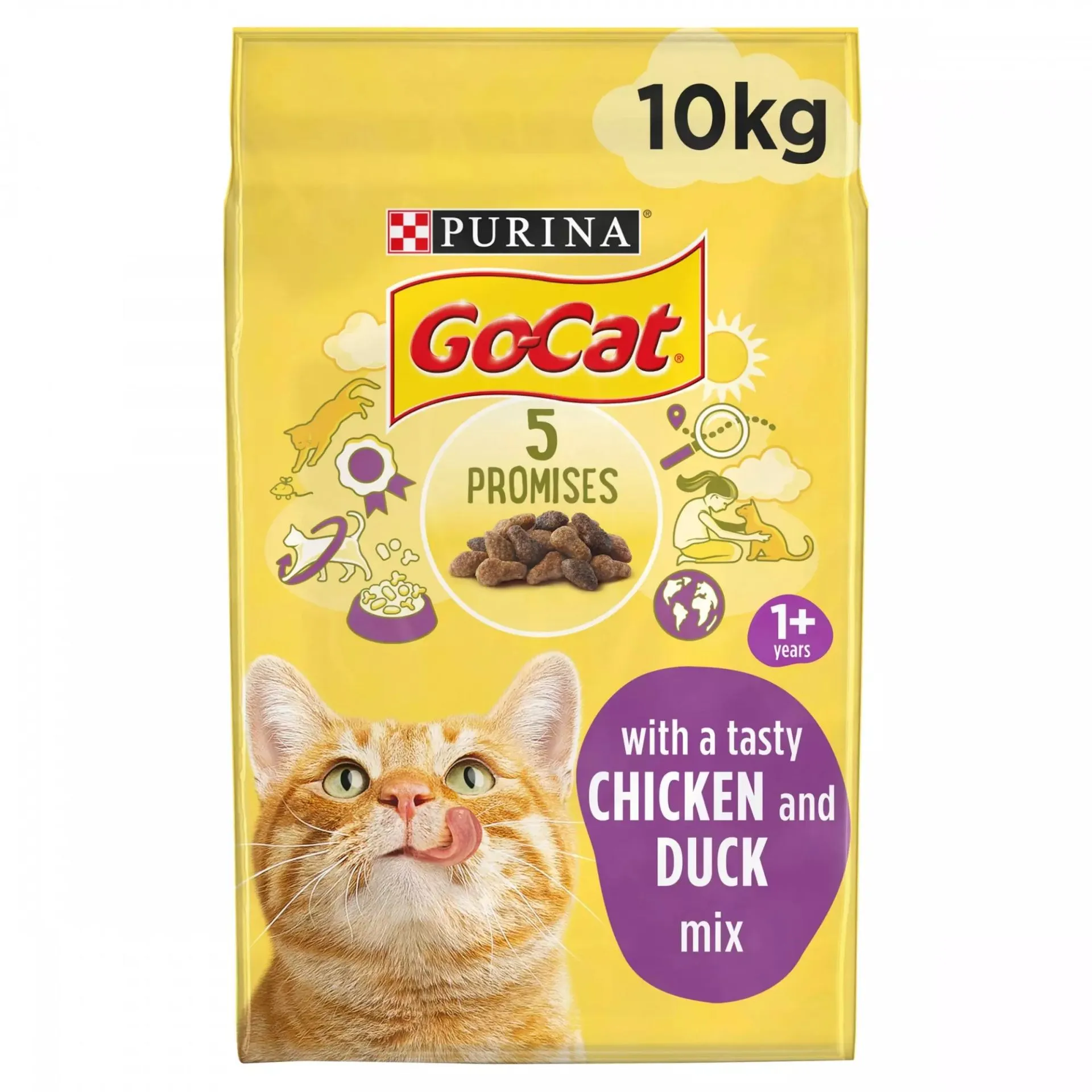 Go Cat Go-Cat Adult Chicken / Duck 10kg 3 Go Cat Go-Cat Adult Chicken / Duck 10kg