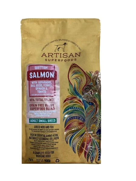 Artisan Adult Small Breed Salmon 2kg 3 Artisan Adult Small Breed Salmon 2kg