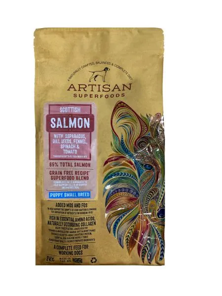 Artisan Puppy Small Breed Salmon 2kg 3 Artisan Puppy Small Breed Salmon 2kg