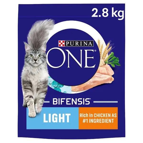 Purina ONE Adult Light Chicken & Wheat Dry Cat Food 2.8kg 3 Purina ONE Adult Light Chicken & Wheat Dry Cat Food 2.8kg