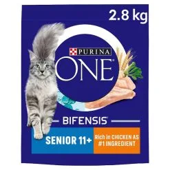 Purina ONE Senior 11+ Chicken Dry Cat Food 2.8kg