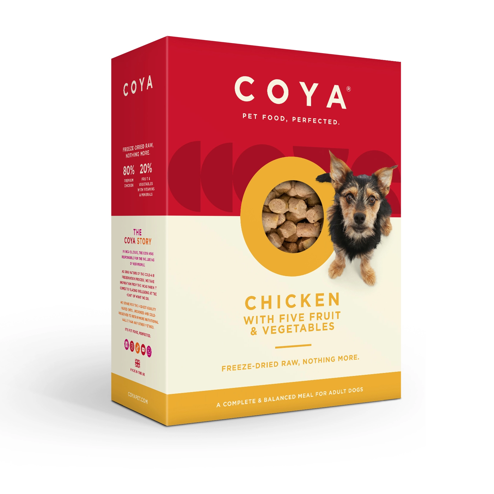 Coya Adult Dog Freeze Dried Chicken 750g 3 Coya Adult Dog Freeze Dried Chicken 750g