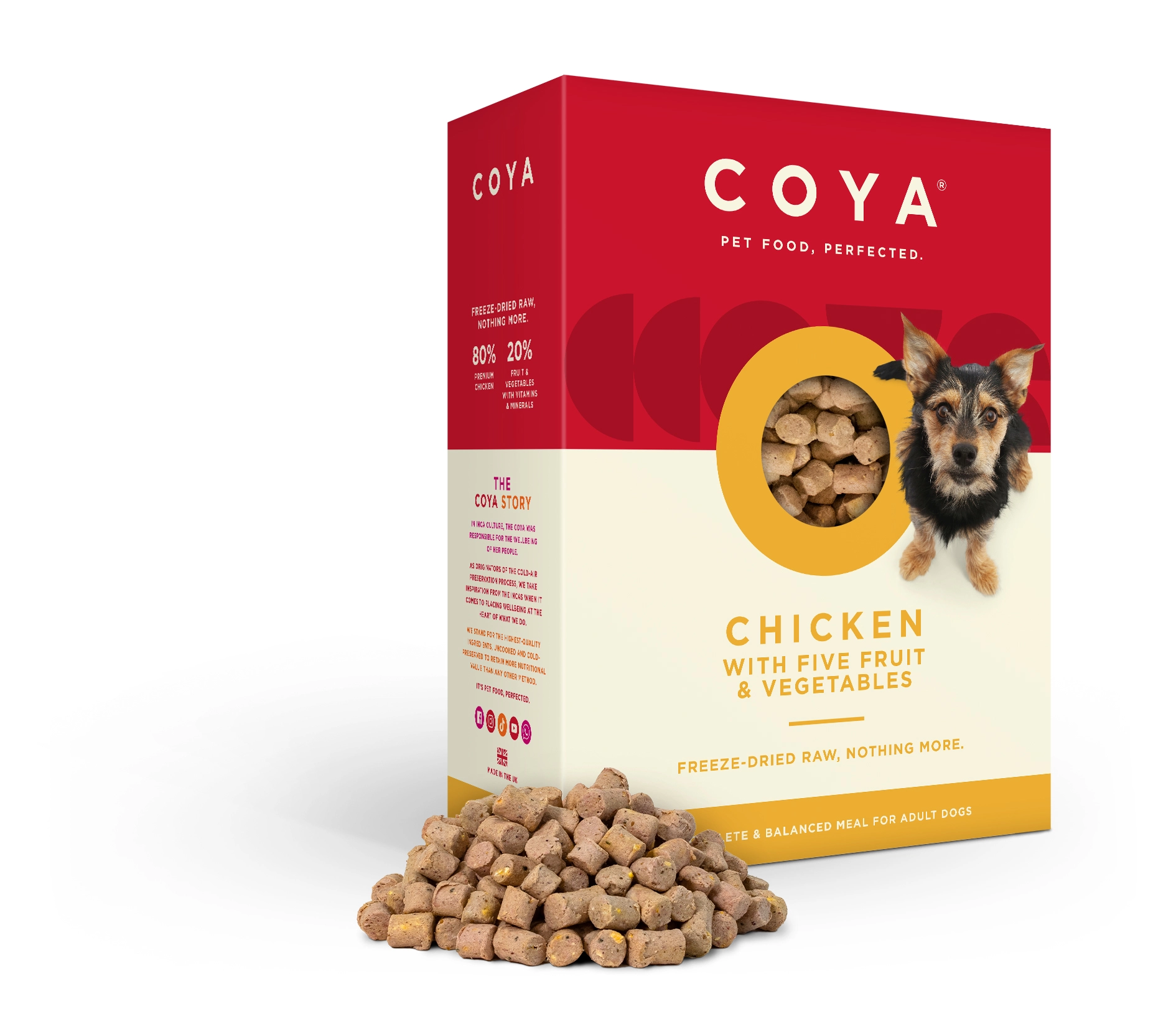 Coya Adult Dog Freeze Dried Chicken 750g 5 Coya Adult Dog Freeze Dried Chicken 750g - Image 3