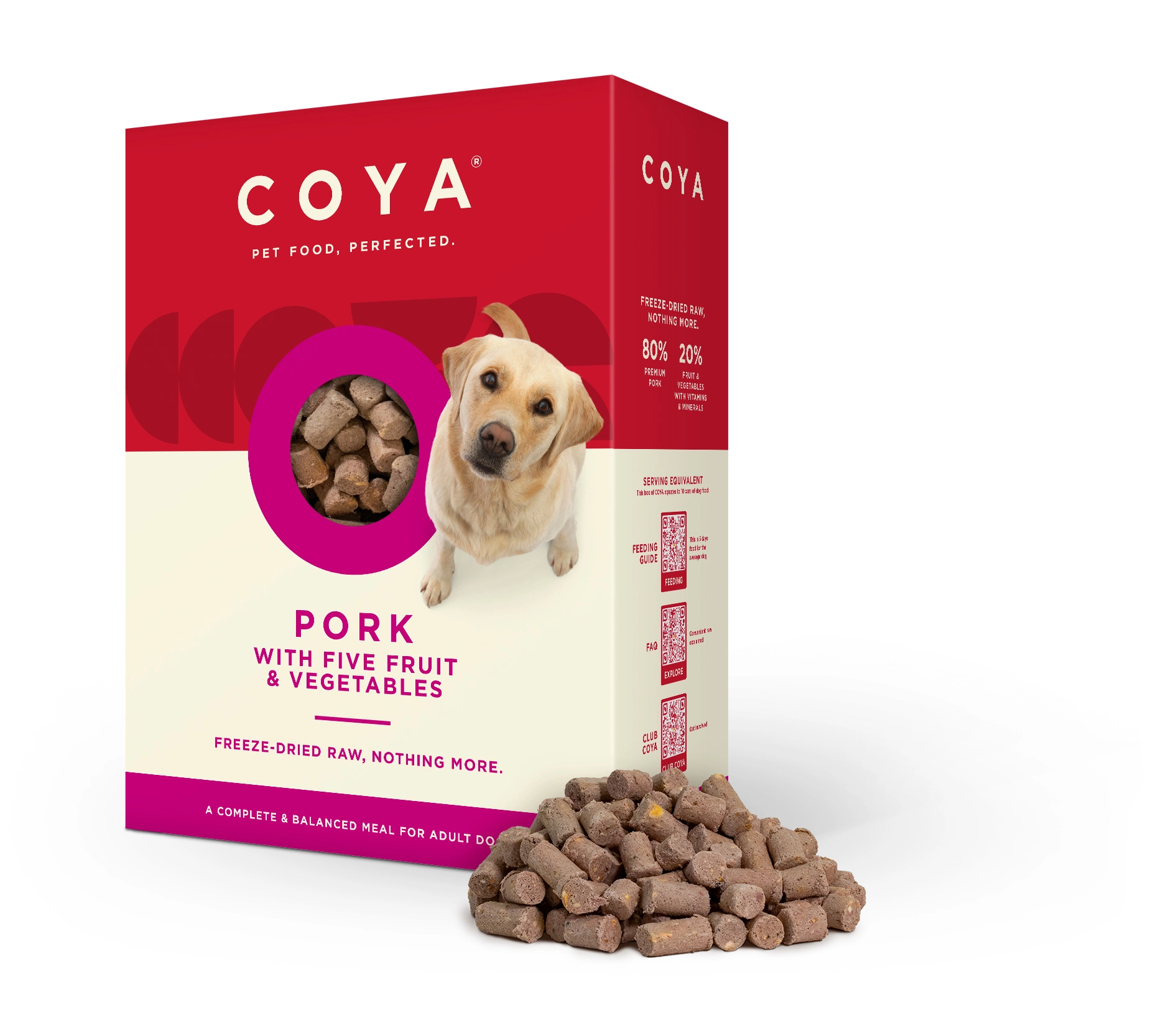 Coya Adult Dog Freeze Dried Pork 750g 5 Coya Adult Dog Freeze Dried Pork 750g - Image 3