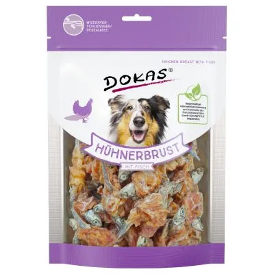 Dokas Chew Snack - Chicken Breast With Fish 3 Dokas Chew Snack - Chicken Breast With Fish