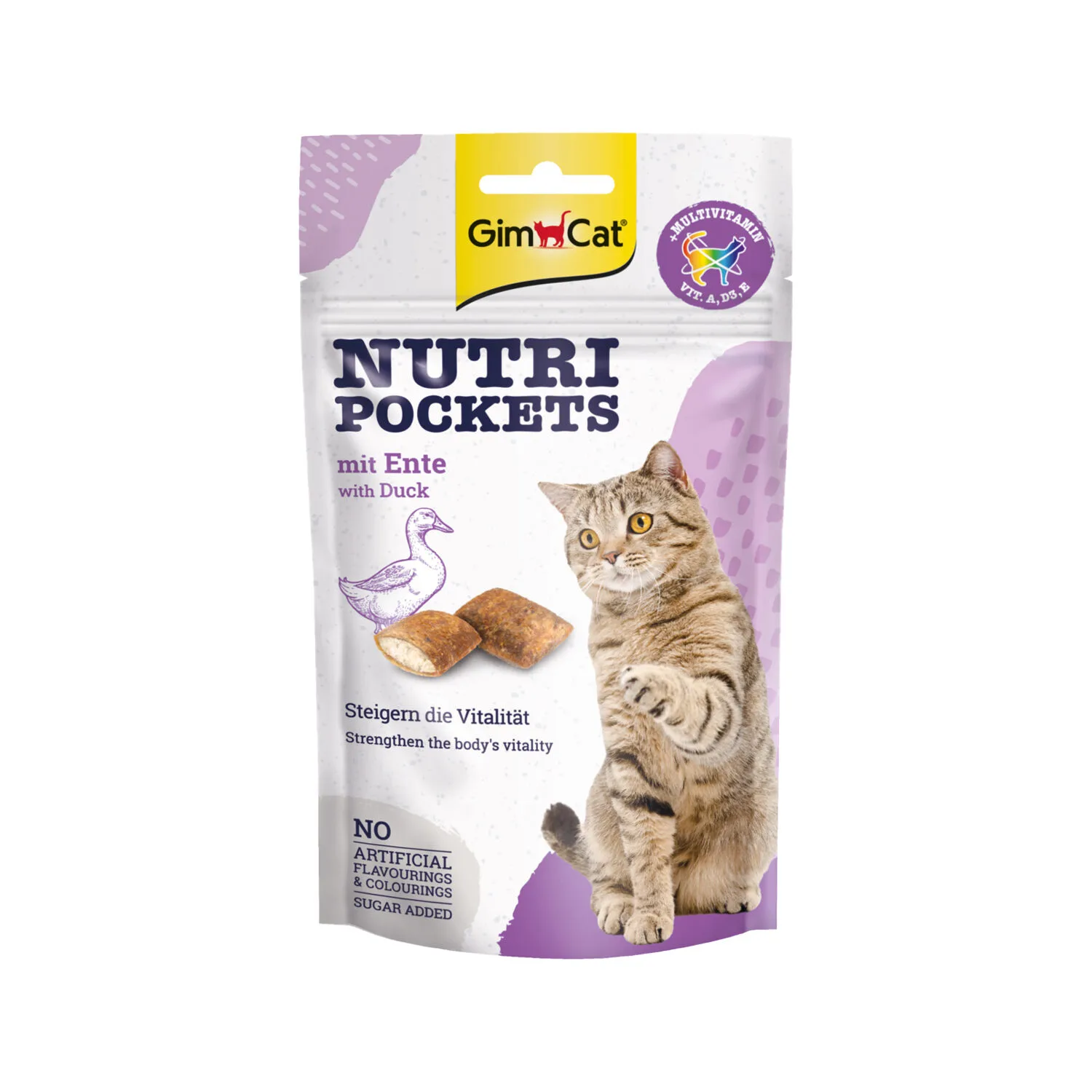 GimCat Nutri Pockets - Duck 4 GimCat Nutri Pockets - Duck - Image 2